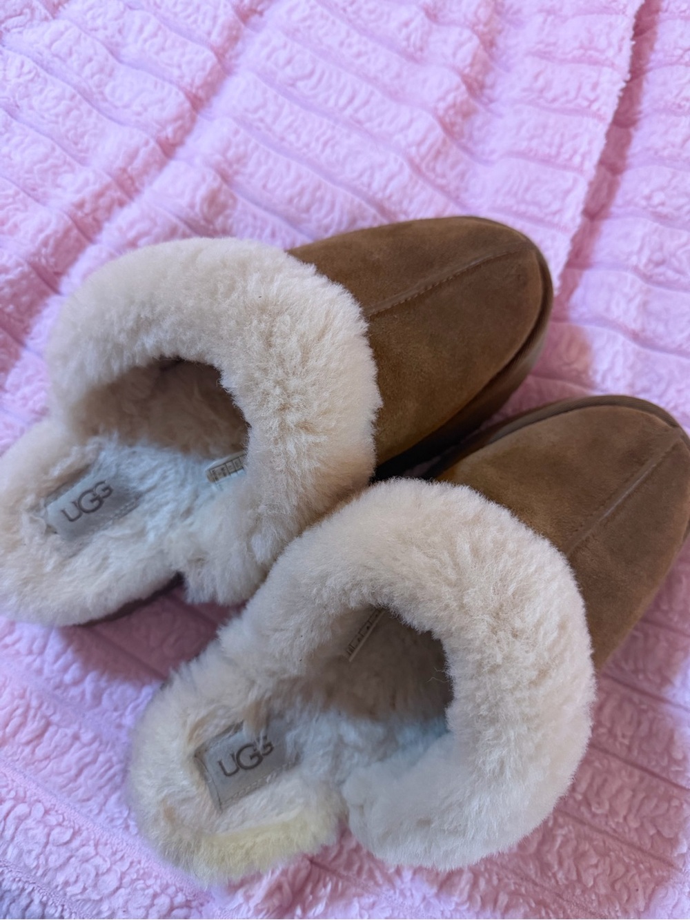 UGG platform slippers